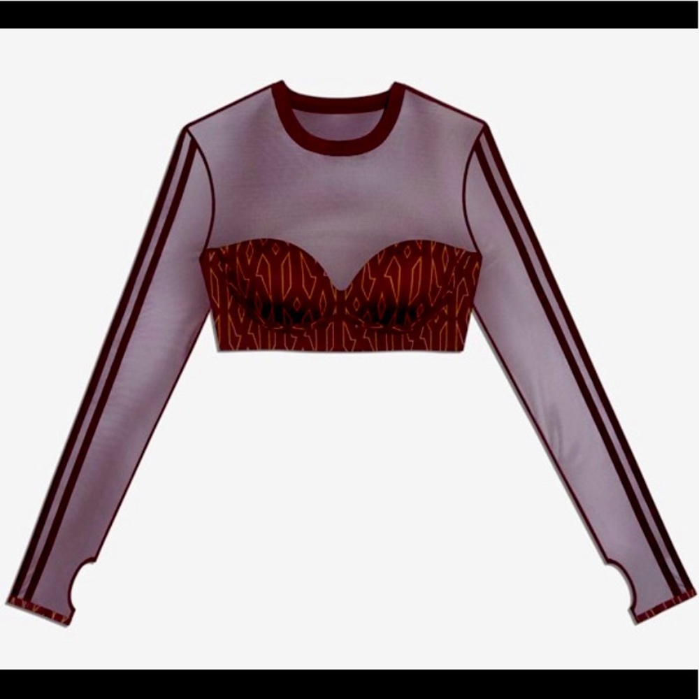 Ivy Park monogram crop top